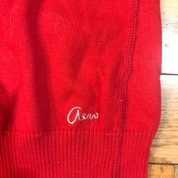 💗Aeropostale Red Sweater, M💗 - Picture 4 of 4